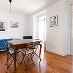 White & Blue Vintage Home In Graca