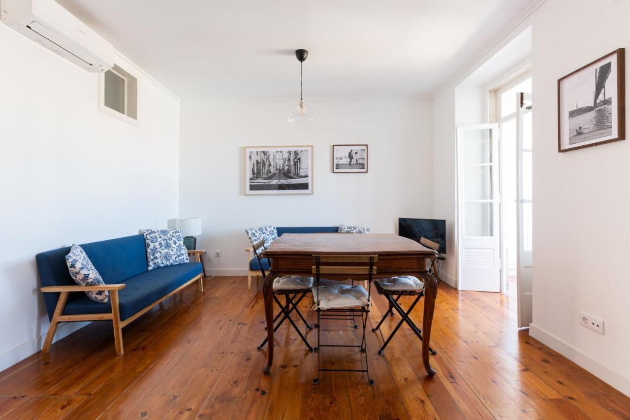 Appartement White & Blue Vintage In Graca *